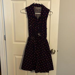 Juniors Dress sleeveless with polka dots.  Super cute!
